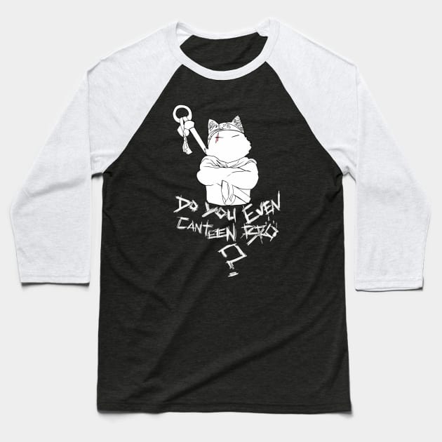 Meowscular chef DYECB Baseball T-Shirt by Six Gatsby